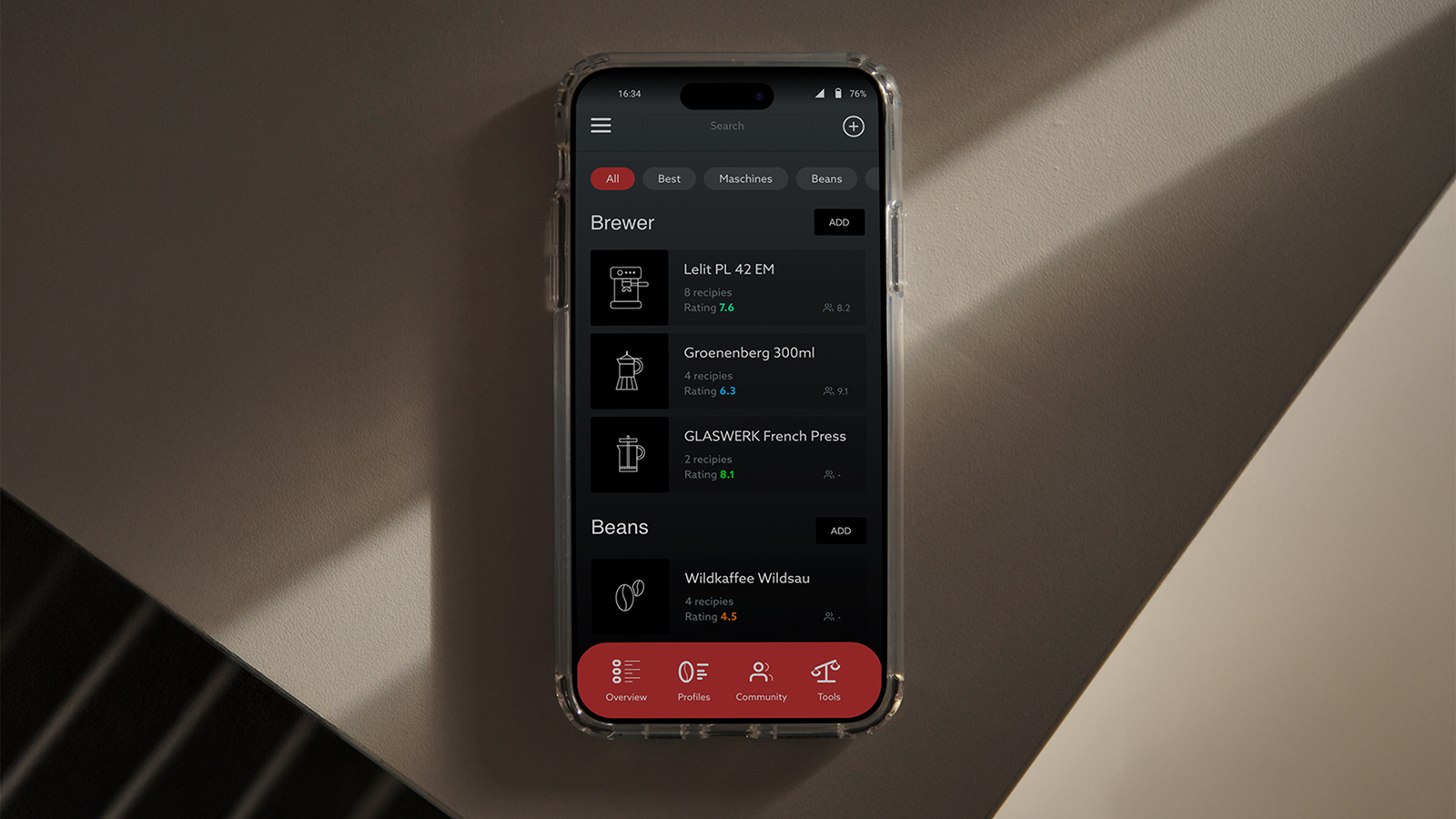 Coffee Diaries App Overview