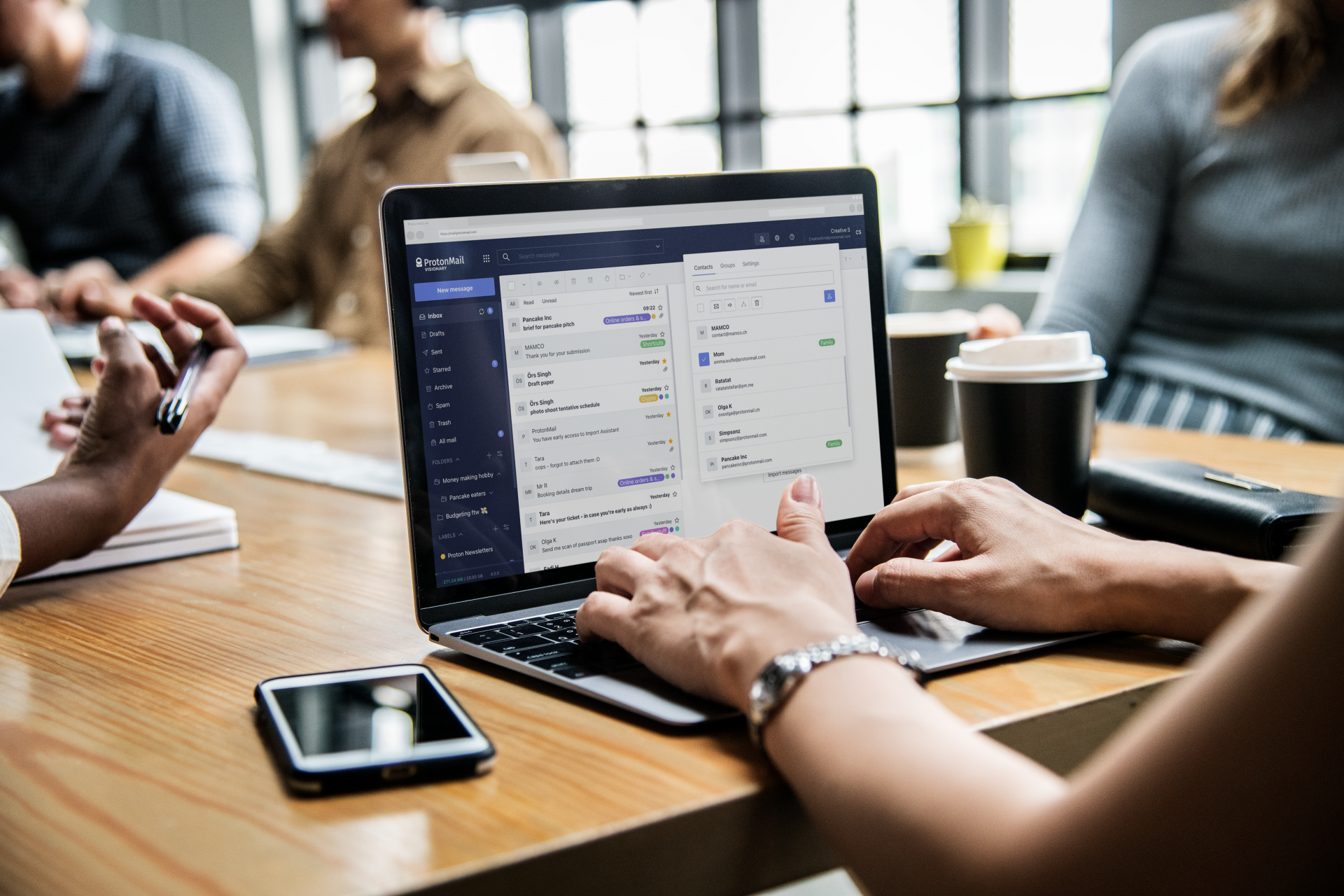 Protonmail Contacts